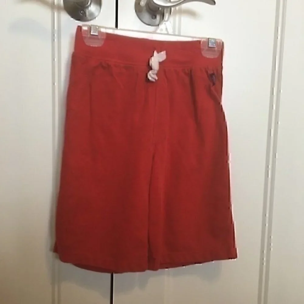 Boys size 7 Carters red sweat shorts